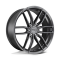 Niche 1PC VOSSO 20x9 Matte Anthracite Wheel with 6x132 Bolt Pattern and 74.5mm Center Bore