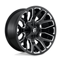 20x9 Fuel 1PC D623 Warrior Wheel - Offset 1.0, Gloss Black Milled Finish