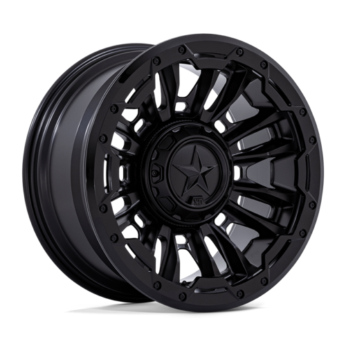 XD Bomber 20x9 Matte Black with Gloss Black Ring Wheels - 5x127/5x139.7 Bolt Pattern, +1 Offset
