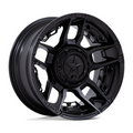 XD Slash 20x9 Matte Black Alloy Wheel with 5x127/5x139.7 Bolt Pattern and +1 Offset