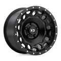 XD XD129 HoleShot 17x8.5 Satin Black Wheel with 5x120 Bolt Pattern and 34mm Offset