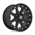 XD XD798 ADDICT 17x9 Matte Black Wheel with 6x139.7 Bolt Pattern and +18mm Offset