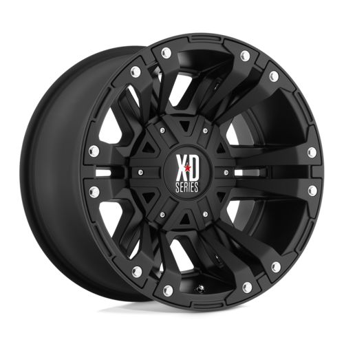 XD XD822 Monster II 18x9 Matte Black Wheel with 8x180 Bolt Pattern and 18mm Offset