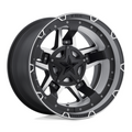 XD Rockstar III Matte Black Machined 20x10 Wheel with -24mm Offset for 5x127/5x139.7 Bolt Pattern