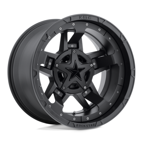 XD Rockstar III XD827 17x9 Matte Black Wheel with 5x127/5x135 Bolt Pattern and -12mm Offset
