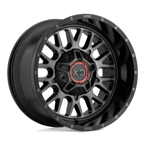 XD XD842 Snare 20x9 inch Gloss Black with Gray Tint Off-Road Wheel