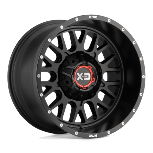 XD XD842 Snare 20x9 Satin Black Wheel with 6x135/139.7 Bolt Pattern and 0mm Offset