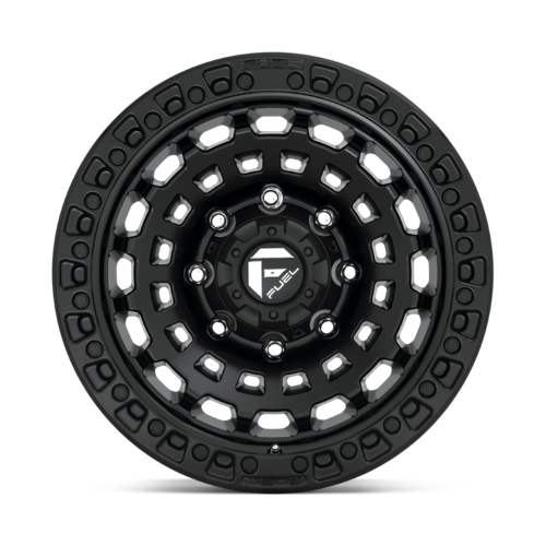 Fuel 1PC Zephyr 17x9 Matte Black Wheel - Offset -12 - 6x139.7 Bolt Pattern