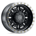 Black Rhino Hard Alloys BR Abrams 17x8.5 Inch Gloss Gun Black with Machined Dark Tint Wheel