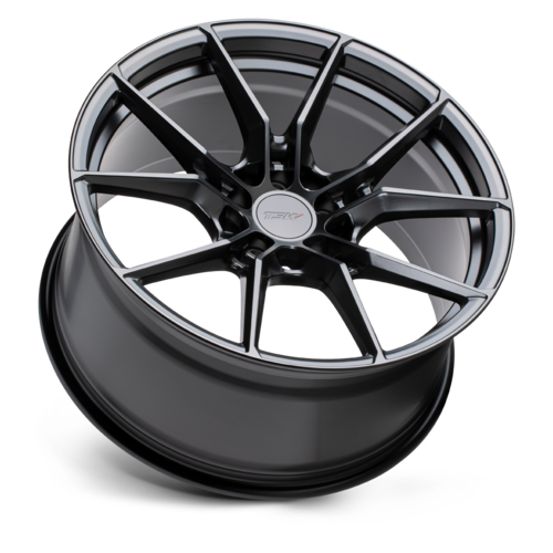 TSW Neptune 18x8 Inch Semi Gloss Black Alloy Wheel with 5x100 Bolt Pattern and +35 Offset