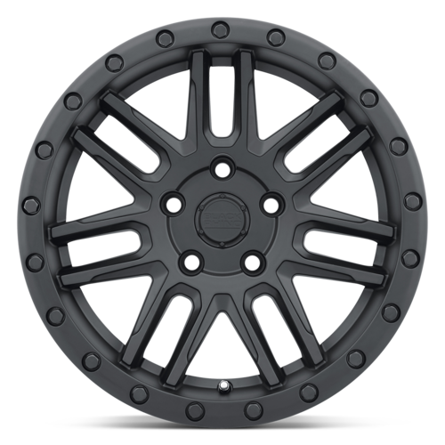 Black Rhino Hard Alloys ARCHES 17x8 Matte Black Wheel with 5x4.25 Bolt Pattern and +30 Offset