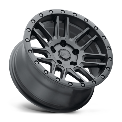 Black Rhino Hard Alloys ARCHES 17x8 Matte Black Wheel with 5x4.25 Bolt Pattern and +30 Offset