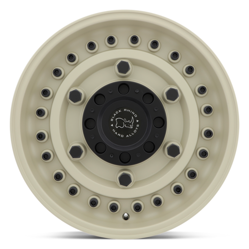 Black Rhino Hard Alloys BR ARMORY 17x9.5 Desert Sand Wheel with -18 Offset and 5x127/5x139.7 Bolt Pattern