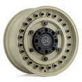 Black Rhino Hard Alloys BR ARMORY 17x9.5 Desert Sand Off-Road Wheel with 6x135/6x139.7 Bolt Pattern and 106.10 Center Bore
