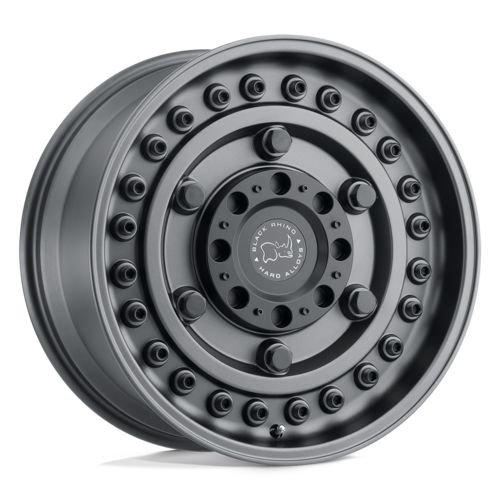 Black Rhino Hard Alloys BR ARMORY 18x9.5 Gun Black Wheel with 8x165.1 Bolt Pattern and -18 Offset