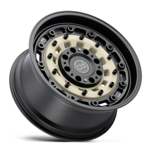 Black Rhino Hard Alloys Arsenal 20x9.5 Sand on Black Wheel with -18 Offset and 5x127/5x139.7 Bolt Pattern