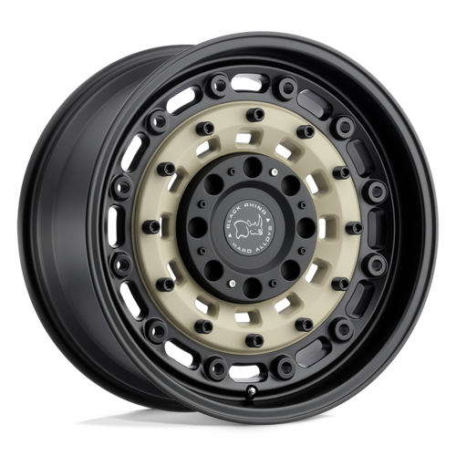 Black Rhino Hard Alloys ARSENAL 17x9.5 Sand on Black Wheel with 6x135/139.7 Bolt Pattern and +12 Offset