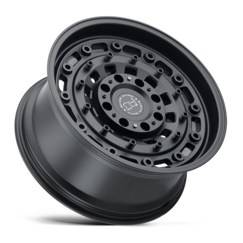 Black Rhino Hard Alloys Arsenal 18x9.5-inch Textured Matte Black Wheel with 8x170 Bolt Pattern and +12 Offset
