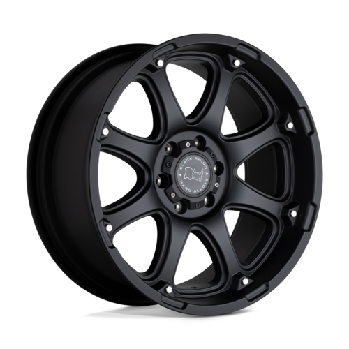Black Rhino Hard Alloys BR Glamis 17x9 Matte Black Wheel with 5x127 Bolt Pattern and -12 Offset