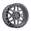Black Rhino Hard Alloys BR KELSO 18x9 Inch Off-Road Wheel with Battleship Gray Finish and Black Ring