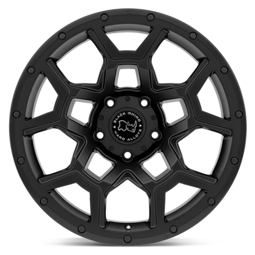 Black Rhino Hard Alloys BR Overland 17x9.5 Inch Matte Black Off-Road Wheel