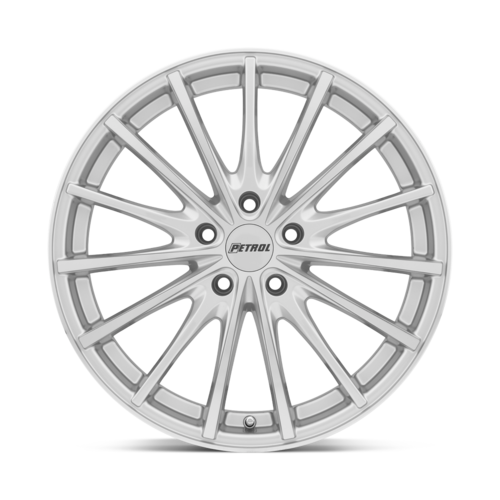 Petrol P3A 18x8 Silver Machined Face Wheel with 5x108 Bolt Pattern and +40 Offset