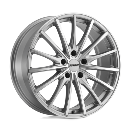 Petrol P3A 18x8 Silver Machined Face Wheel with 5x112 Bolt Pattern and +32 Offset