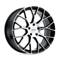 Petrol PE P2B 17x8 Gloss Black Machined Face Alloy Wheel with 5x108 Bolt Pattern