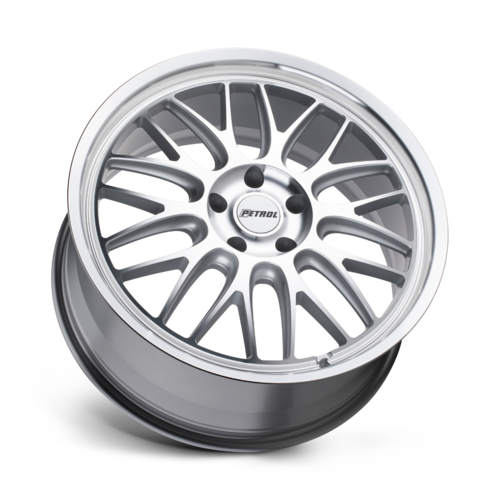 Petrol PE P4C 19x8 Silver Machined Face & Lip Alloy Wheel (Part Number: 1980P4C405114S76)