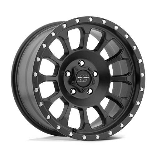 Pro Comp Alloys PA34 ROCKWELL 17x8.5 Satin Black Wheel with 6x139.7 Bolt Pattern and 108mm Center Bore