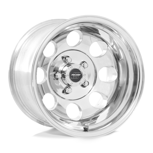 Pro Comp Alloys PA69 VINTAGE 15x10 Polished Wheel with 5x139.7 Bolt Pattern and -47 Offset