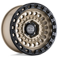 Black Rhino Hard Alloys BR Sentinel 17x8.5 Desert Sand with Black Ring Wheel - 5x127 Bolt Pattern, -18 Offset
