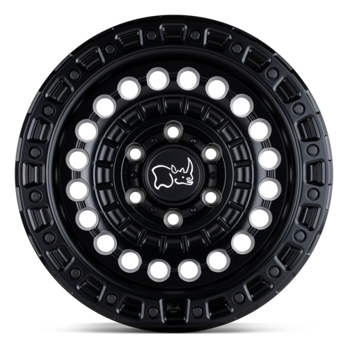 Black Rhino Hard Alloys Sentinel 17x8.5 Matte Black Off-Road Wheel with 8x170 Bolt Pattern and -18 Offset