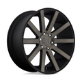 DUB 1PC Shot Calla 22x10.5 Matte Black Double Dark Tint Wheel - 5x127 Bolt Pattern +35 Offset