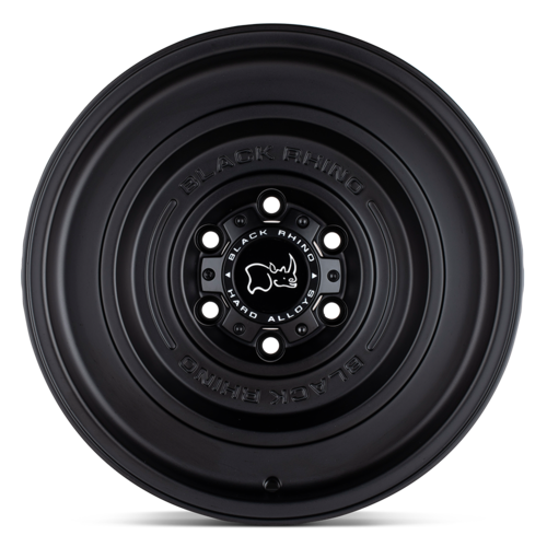 Black Rhino Hard Alloys BR SOLID 17x9.5 Matte Black Off-Road Wheel with 6x139.7 Bolt Pattern and -12 Offset
