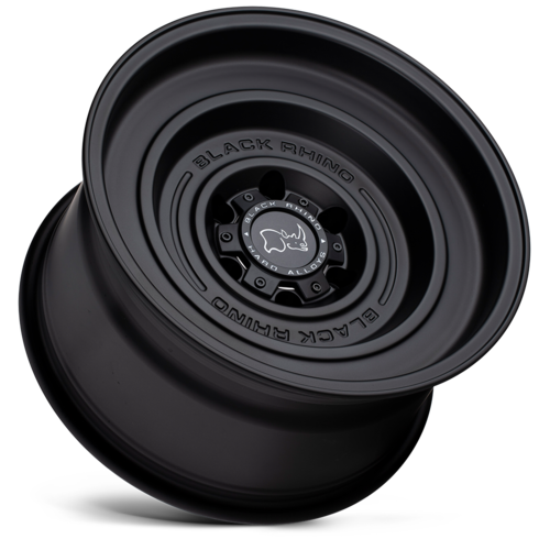 Black Rhino Hard Alloys BR SOLID 17x9.5 Matte Black Off-Road Wheel with 6x139.7 Bolt Pattern and -12 Offset