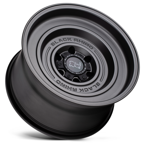Black Rhino Hard Alloys BR SOLID 17x9.5 Matte Gun Black Wheel with -12 Offset and 6x139.7 Bolt Pattern