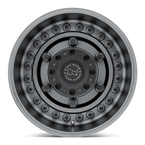 Black Rhino Hard Alloys BR ARMORY 20x12 Gun Black Wheel with 8x165.1 Bolt Pattern and -44 Offset
