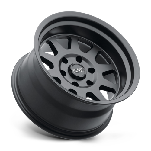 Black Rhino Hard Alloys Stadium 17x9 Matte Black Wheel with 5x139.7 Bolt Pattern and 78.10 Center Bore