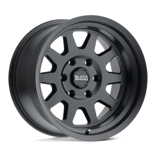 Black Rhino Hard Alloys Stadium 17x8.5 Matte Black Alloy Wheel with 6x114.3 Bolt Pattern and 76.10 Center Bore