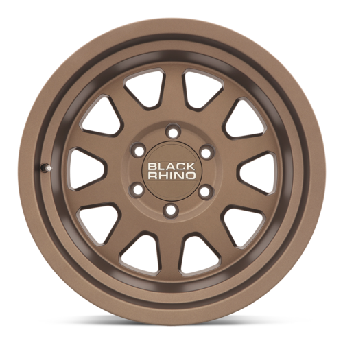 Black Rhino Hard Alloys Stadium 17x9.5 Matte Bronze Wheel with 6x139.7 Bolt Pattern and -18 Offset
