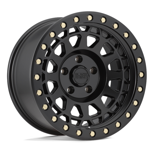 Black Rhino Hard Alloys BR PRIMM 18x9.5 Matte Black with Brass Bolts Wheel