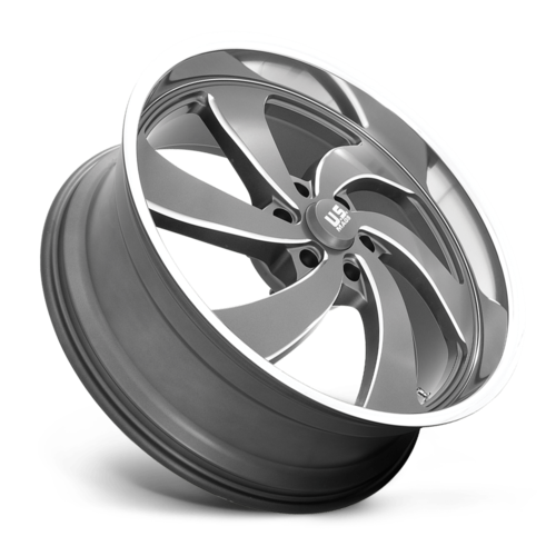 US Mag 1PC Desperado 24x10 Inch Alloy Wheel with Anthracite Milled Finish and 6x139.7 Bolt Pattern