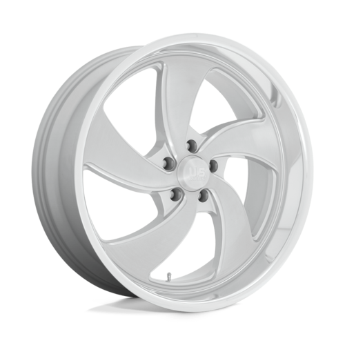 US Mag 1PC Desperado 22x8.5 Wheel with Silver Brushed Finish and 5x120.65 Bolt Pattern