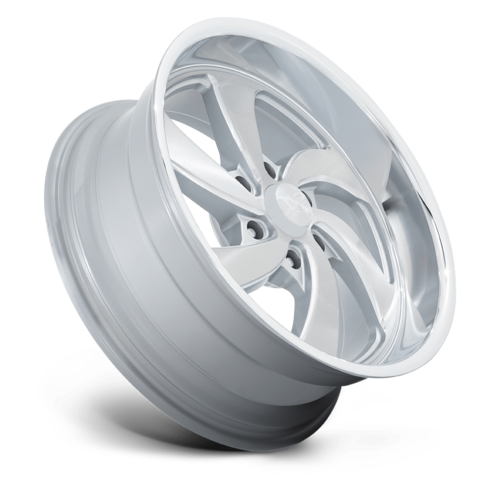 US Mag 1PC Desperado 20x9.5 Inch Wheel with Silver Brushed Finish and Diamond Cut Lip - Part U1342095D8+01R