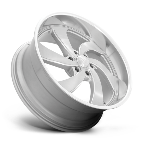 US Mag 1PC Desperado 24x10 Wheel with 6x135 Bolt Pattern and Silver Brushed Finish