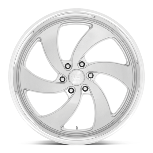 US Mag 1PC Desperado 24x10 Wheel with 6x135 Bolt Pattern and Silver Brushed Finish