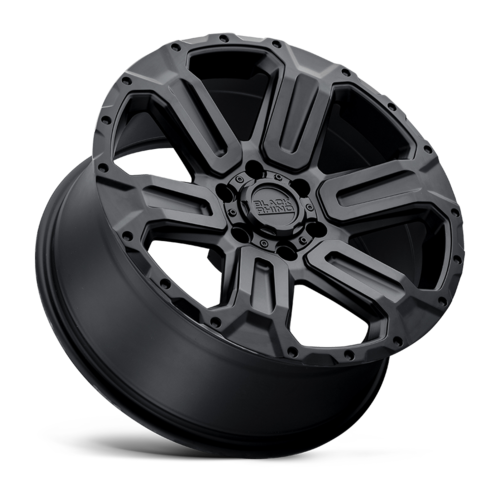 Black Rhino Hard Alloys BR WANAKA 17x8.5 Matte Black Wheel with 6x135 Bolt Pattern and +12 Offset