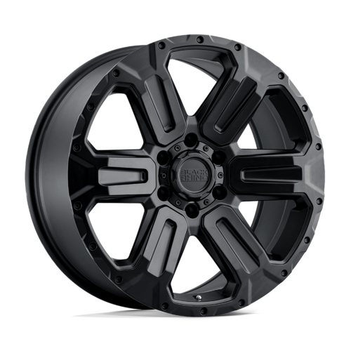 Black Rhino Hard Alloys BR WANAKA 18x9 Matte Black Wheel with -18 Offset and 5x127 Bolt Pattern