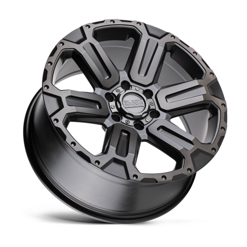 Black Rhino Hard Alloys BR WANAKA 17x8.5 Matte Gunmetal Wheel with 6x139.7 Bolt Pattern and +12 Offset